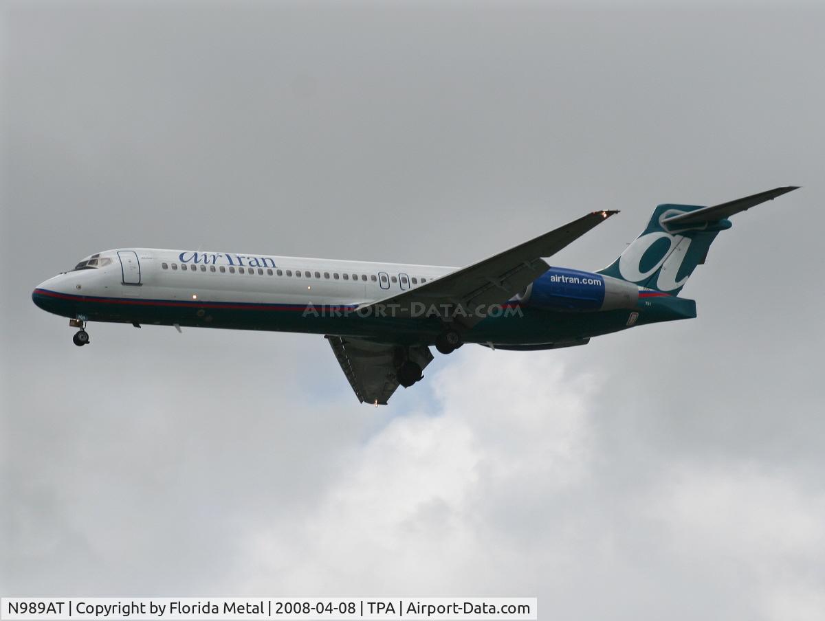 N989AT, 2001 Boeing 717-200 C/N 55152, Air Tran 717