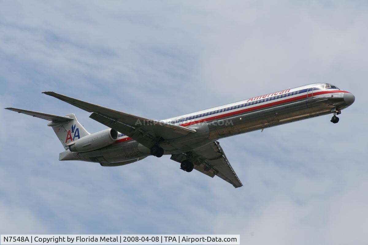 N7548A, 1991 McDonnell Douglas MD-82 (DC-9-82) C/N 53030, American MD-80