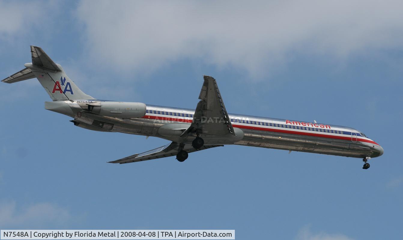 N7548A, 1991 McDonnell Douglas MD-82 (DC-9-82) C/N 53030, American MD-80