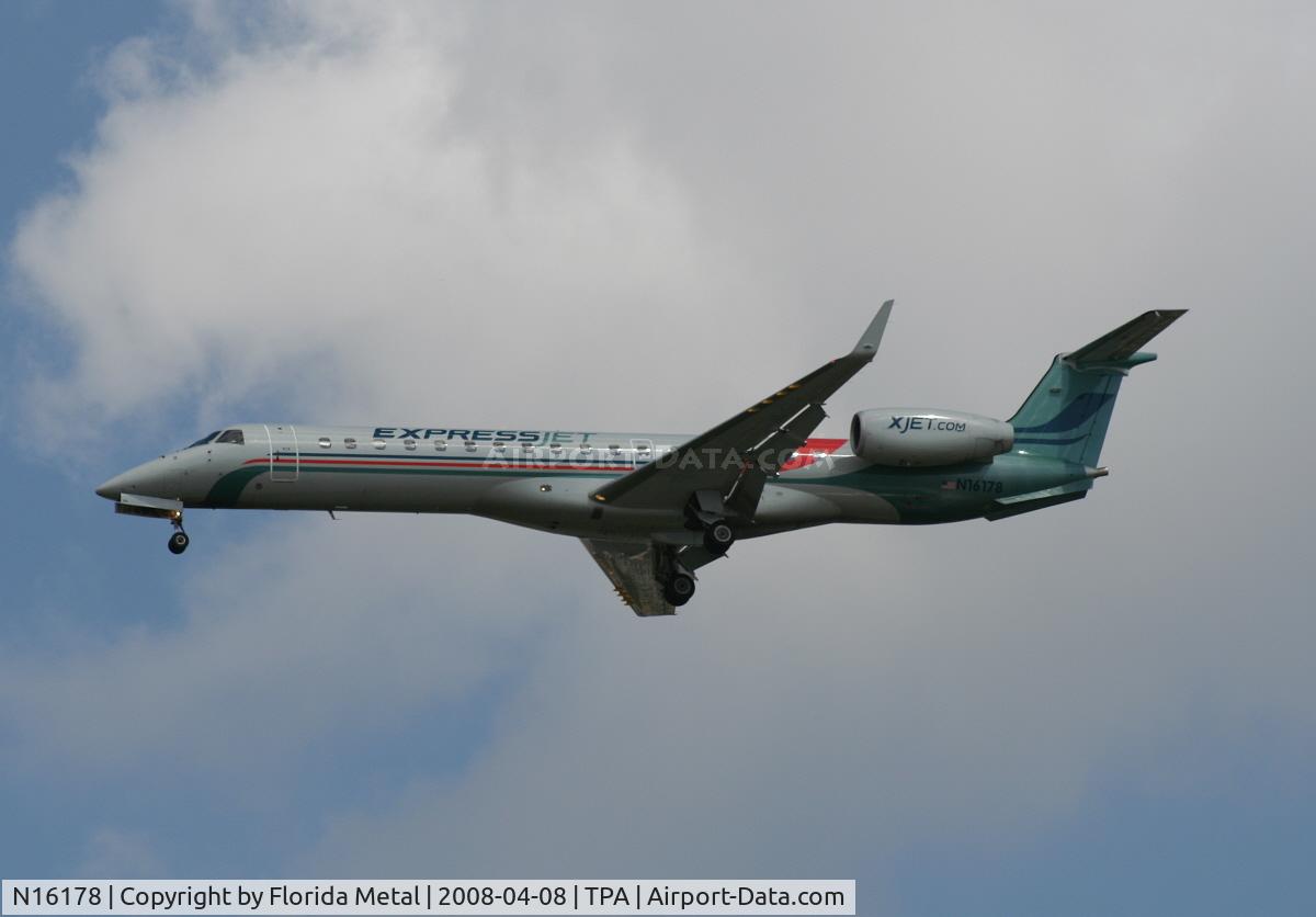 N16178, 2005 Embraer ERJ-145XR (EMB-145XR) C/N 14500889, Express Jet E145