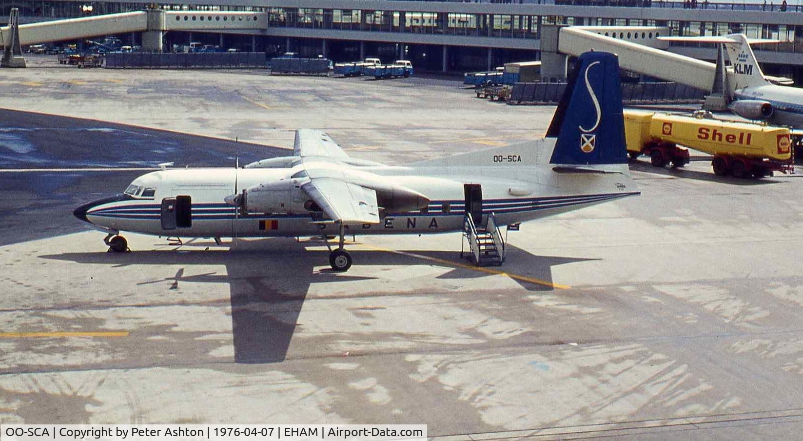 OO-SCA, 1968 Fokker F.27-600 Friendship C/N 10354, Sabena
