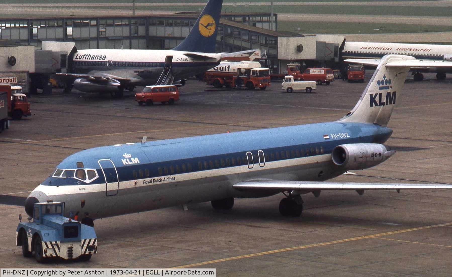 PH-DNZ, 1970 Douglas DC-9-33 C/N 47476, KLM Douglas DC-9-33RC
