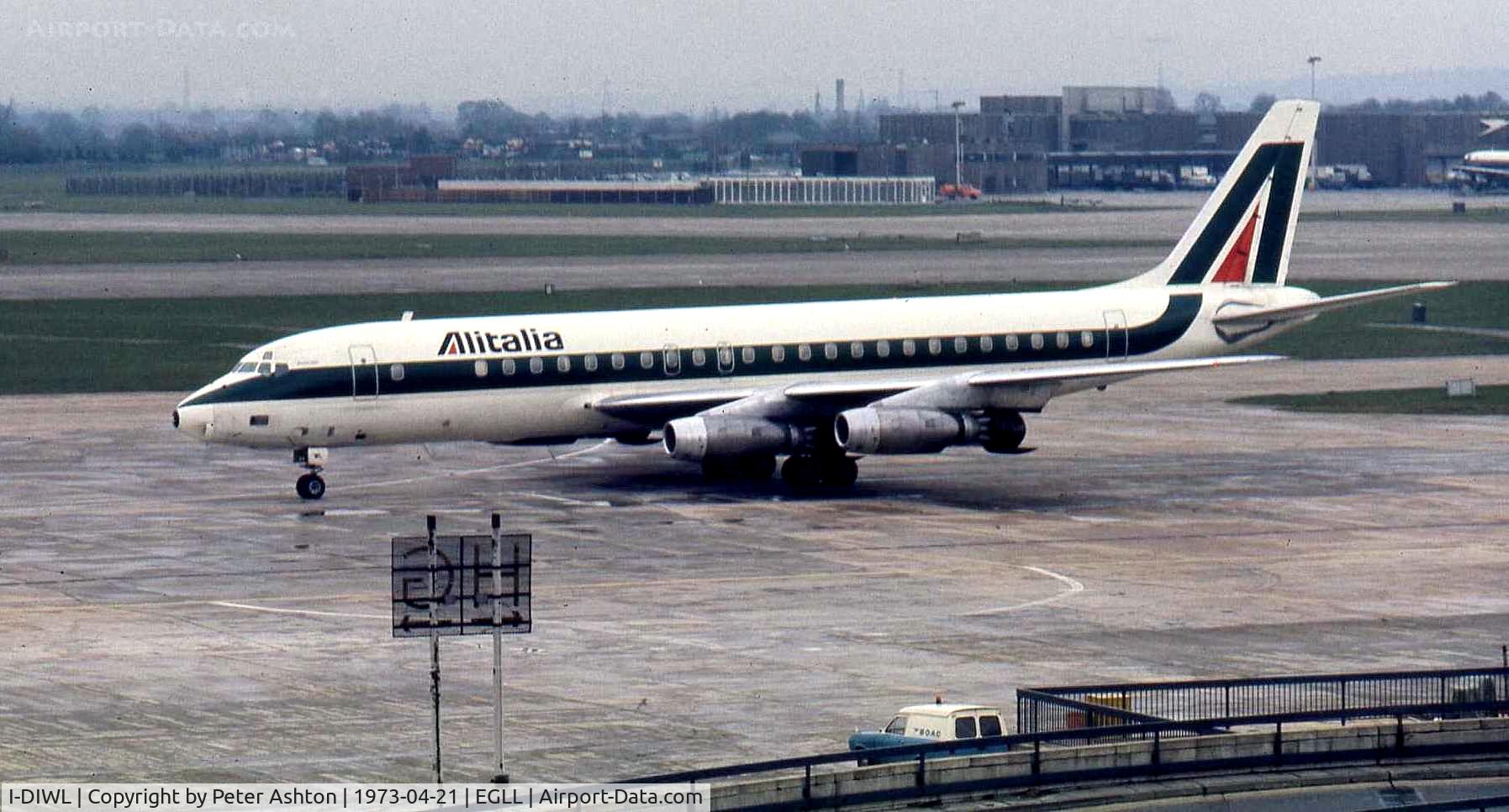 I-DIWL, 1965 Douglas DC-8-54 C/N 45682, Alitalia Douglas DC-8-43