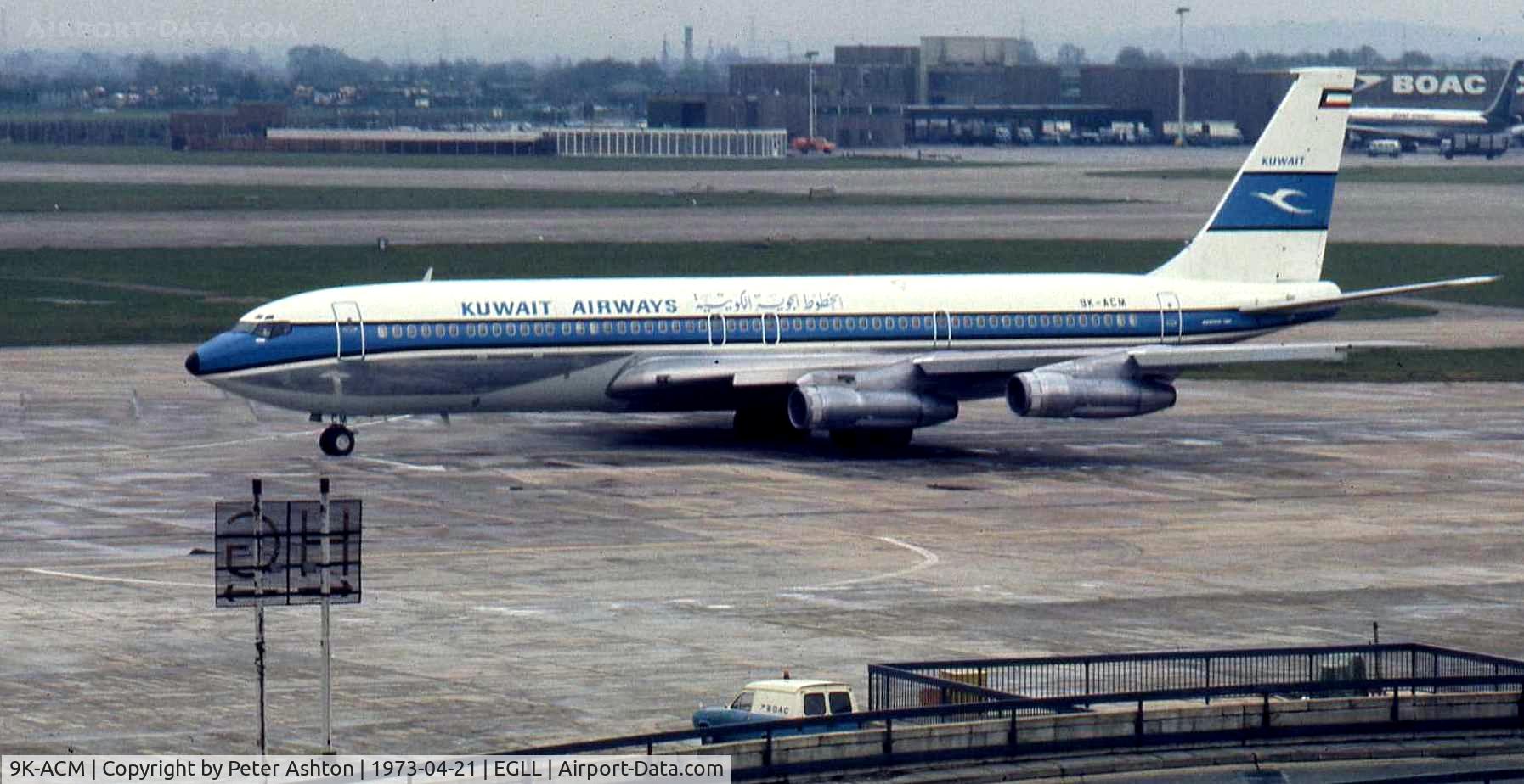 9K-ACM, 1972 Boeing 707-369C C/N 20546, Kuwait Boeing 707-369C
