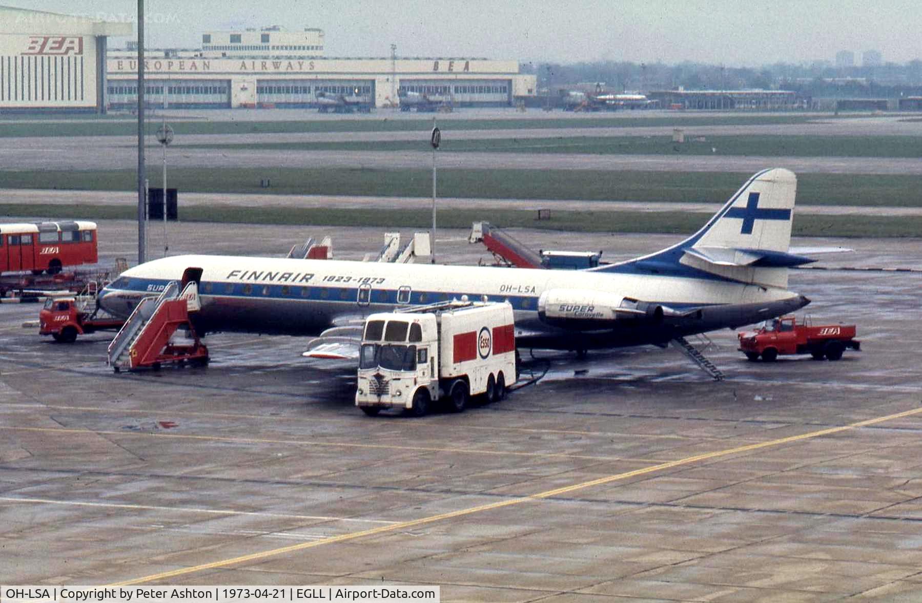 OH-LSA, 1964 Sud Aviation SE-210 Caravelle 10B3 Super B C/N 181, Finnair SE210 Super Caravelle 10B