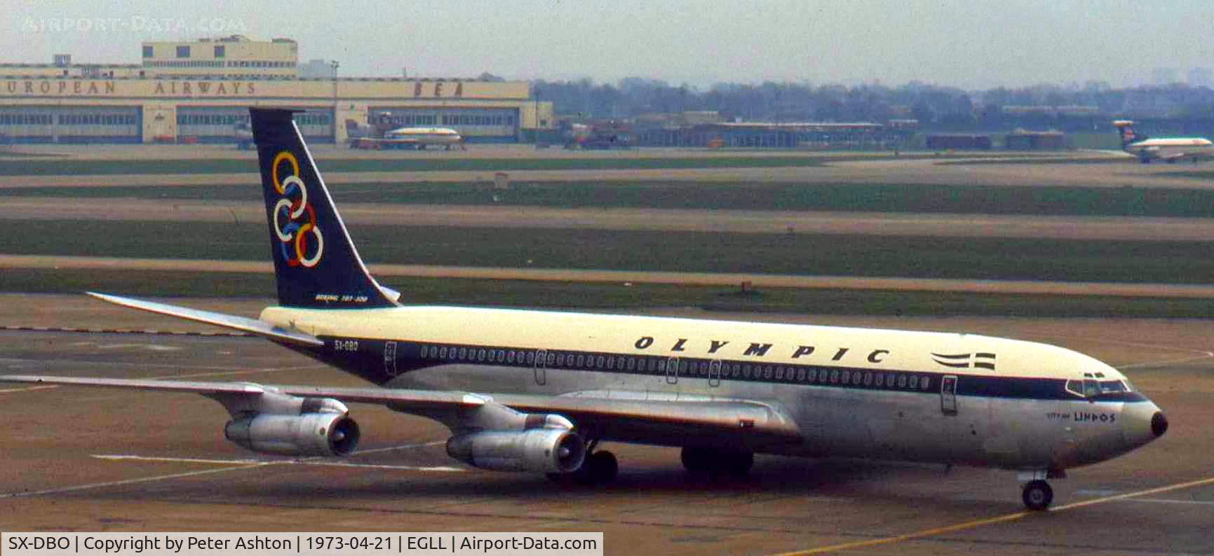 SX-DBO, 1966 Boeing 707-351C C/N 19164, Olympic Boeing 720-051B