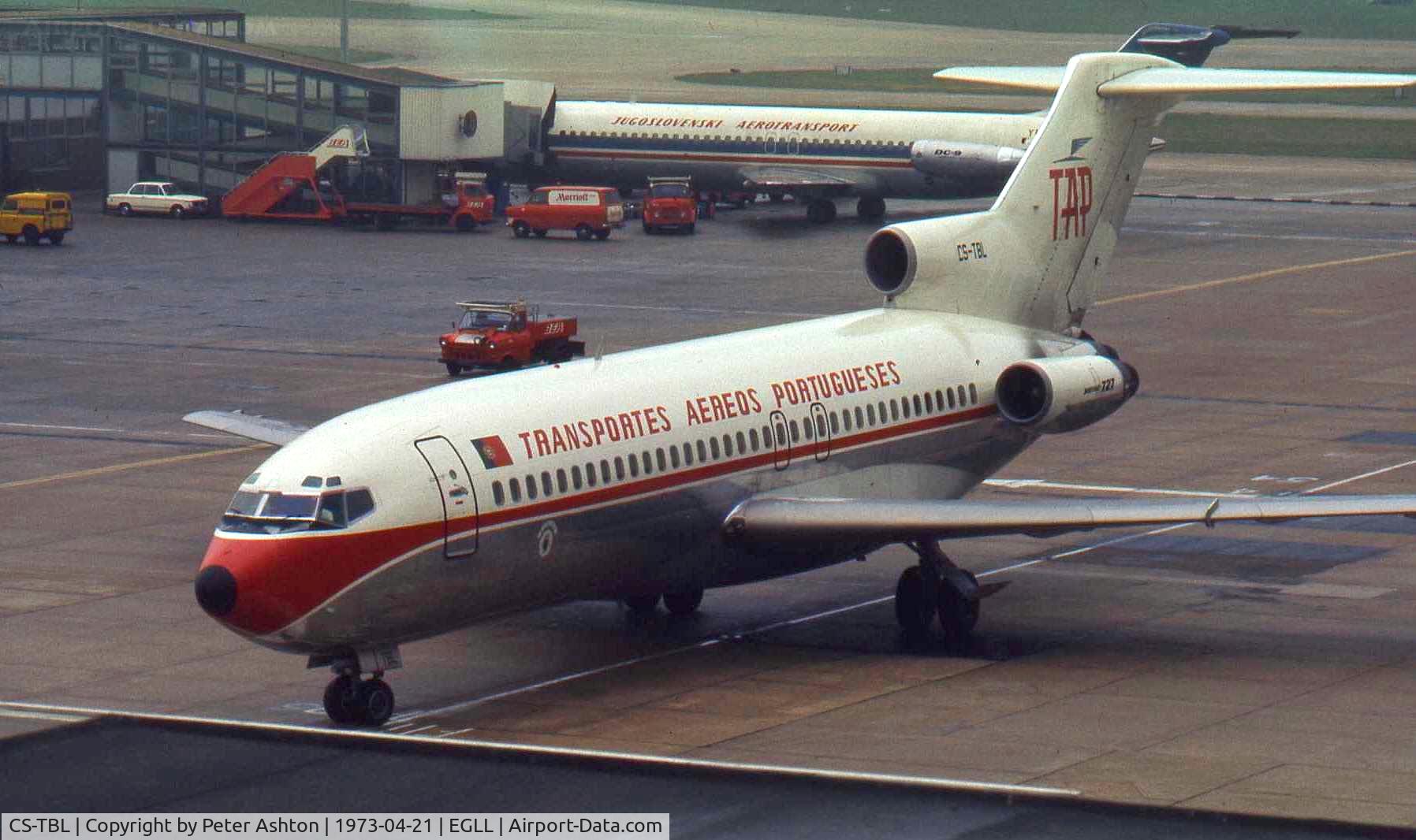 CS-TBL, 1967 Boeing 727-82 C/N 19405, TAP Boeing 727-82