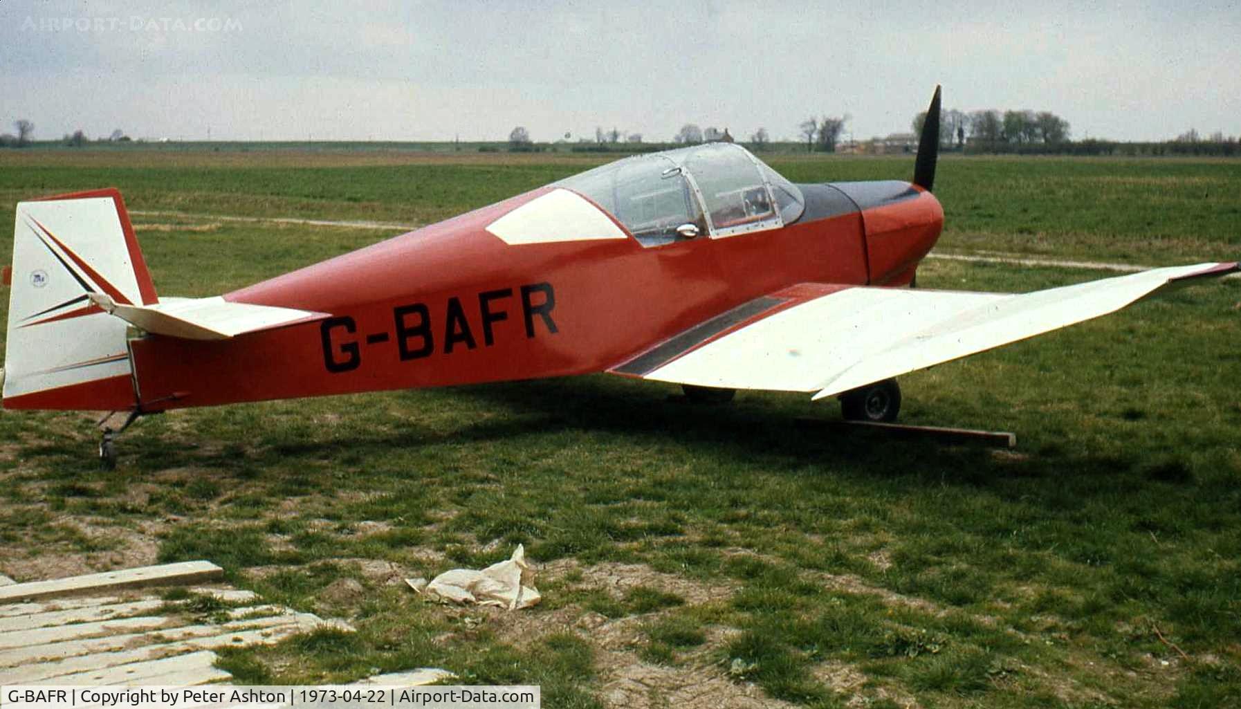 G-BAFR, 1957 Jodel (Wassmer) D-120 Paris-Nice C/N 72, At Crowland/ Postland Airfield, England