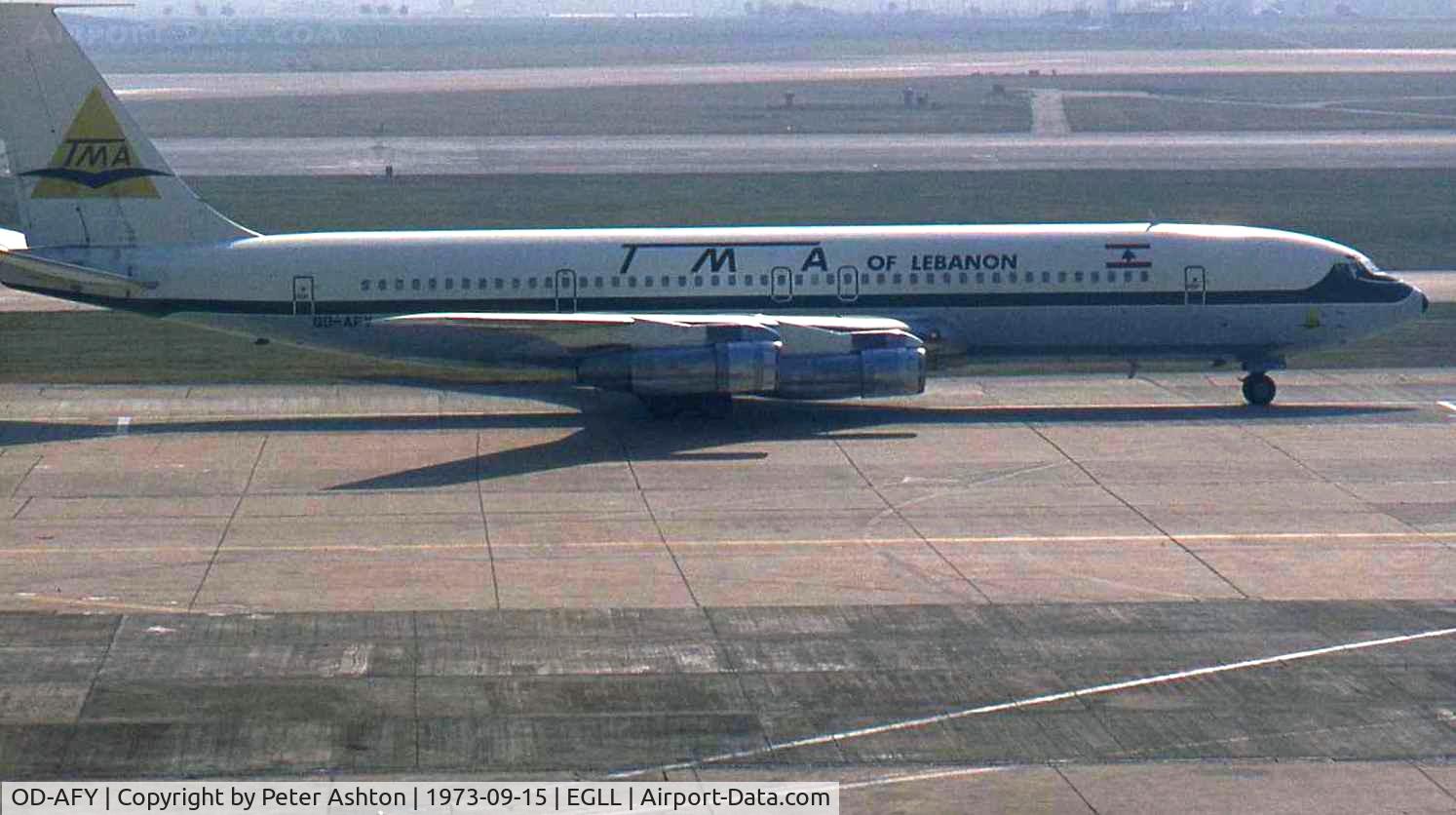 OD-AFY, 1966 Boeing 707-327C C/N 19108, TMA Boeing 707-327C-H
