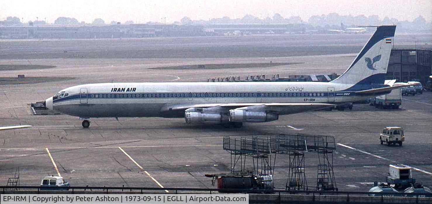 EP-IRM, 1970 Boeing 707-386C C/N 20288, Iranair Boeing 707-386C-H