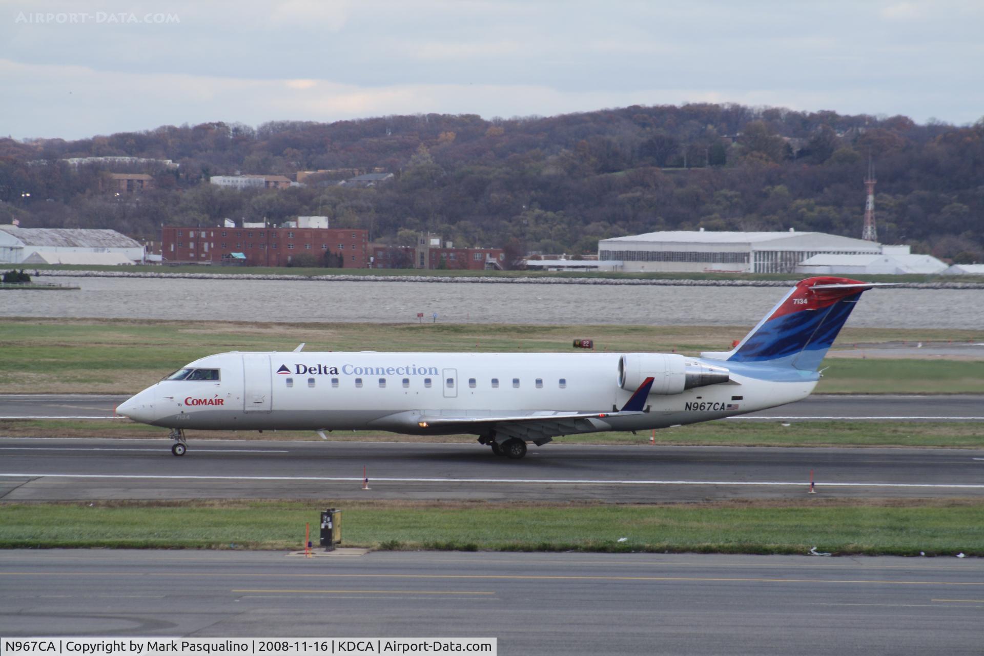 N967CA, 1996 Canadair CRJ-100ER (CL-600-2B19) C/N 7134, CL-600-2B19