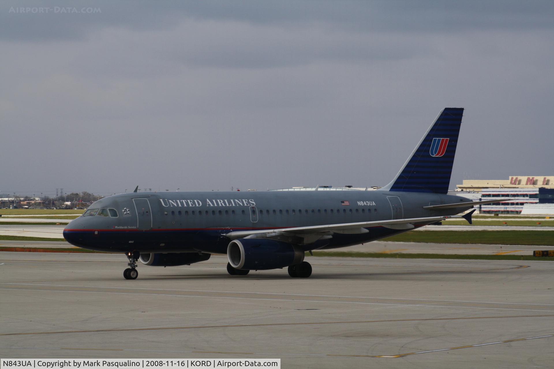 N843UA, 2001 Airbus A319-131 C/N 1573, Airbus A319