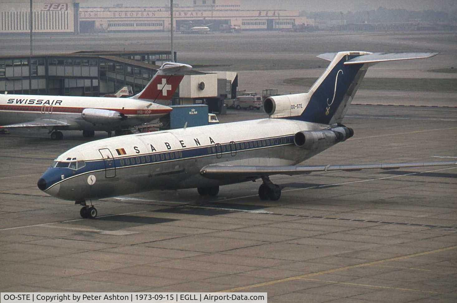 OO-STE, 1968 Boeing 727-29C C/N 19987, Sabena Boeing 727-29C