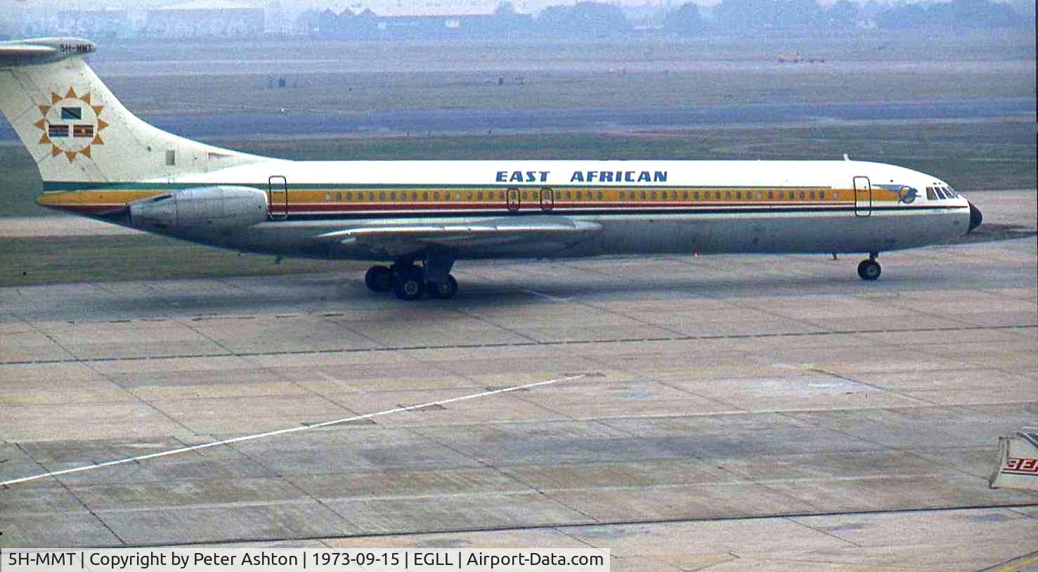 5H-MMT, 1966 Vickers Super VC10 Srs 1154 C/N 882, East African Vickers VC10 1153
