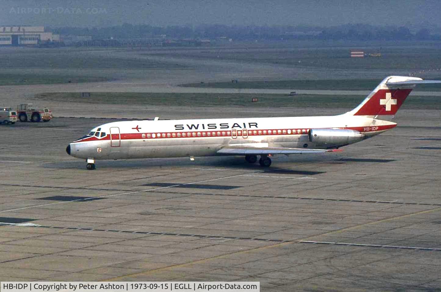 HB-IDP, 1970 Douglas DC-9-32 C/N 47523, Swissair Douglas DC-9-32