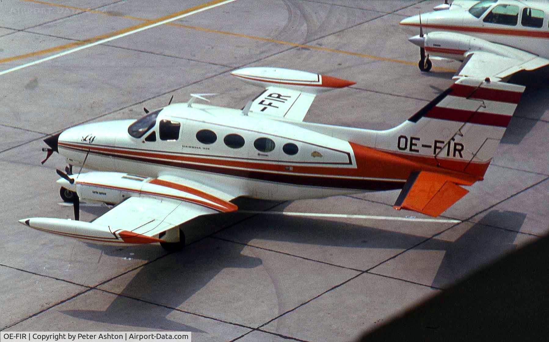 OE-FIR, Cessna 414 Chancellor C/N 414-0038, Cessna 414 at the old Athens Hellenikon Airport LGAT