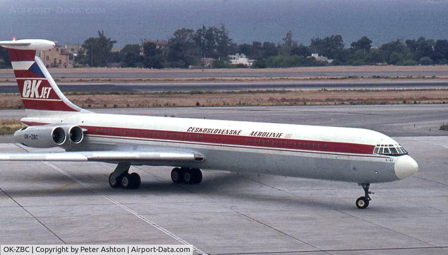 OK-ZBC, 1970 Ilyushin Il-62 C/N 00701, CSA Ilyushin IL-62 at the old Athens Hellenikon Airport LGAT