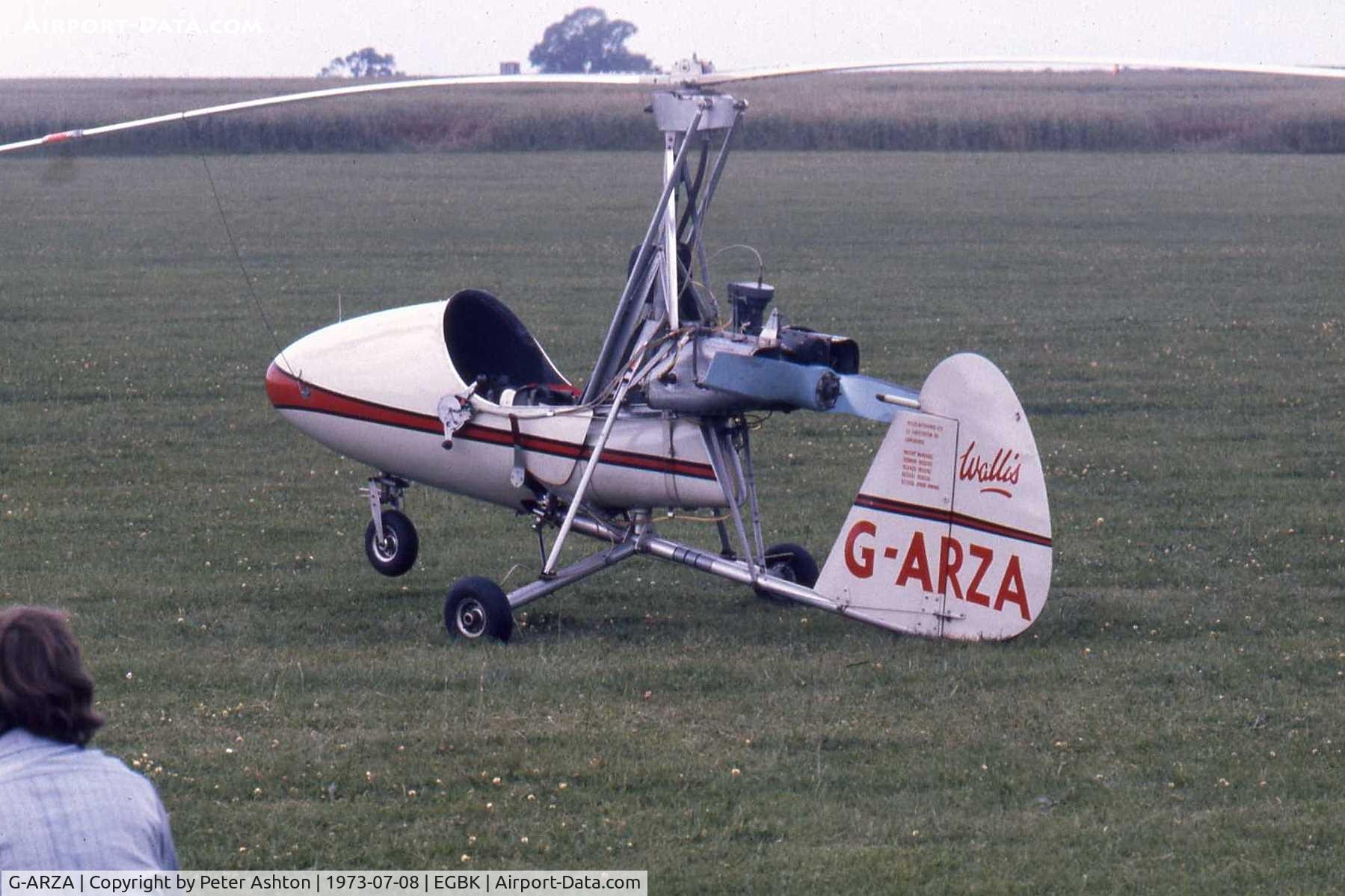 G-ARZA, 1962 Wallis WA116 Series 1 C/N B.202, PFA Rally 1973
