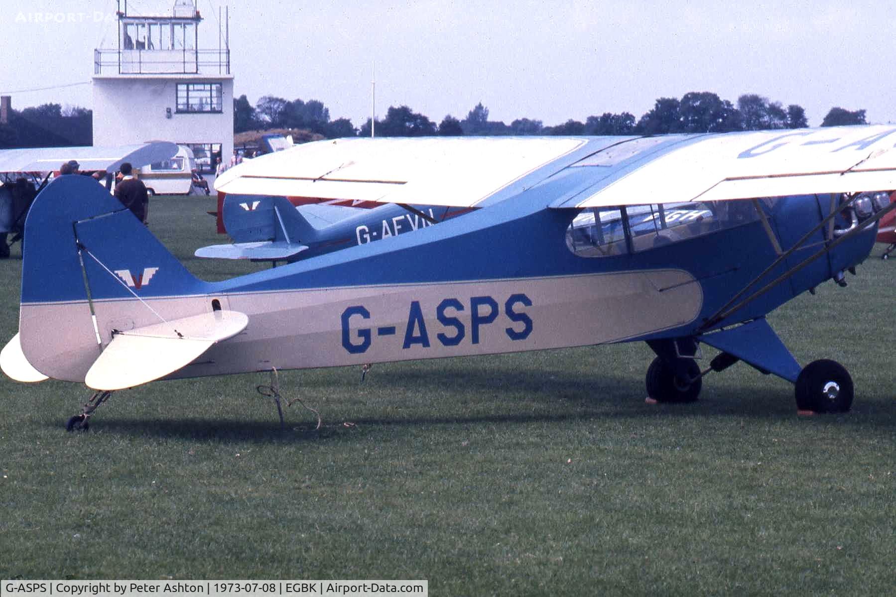G-ASPS, 1947 Piper J3C-90 Cub C/N 22809, PFA Rally 1973