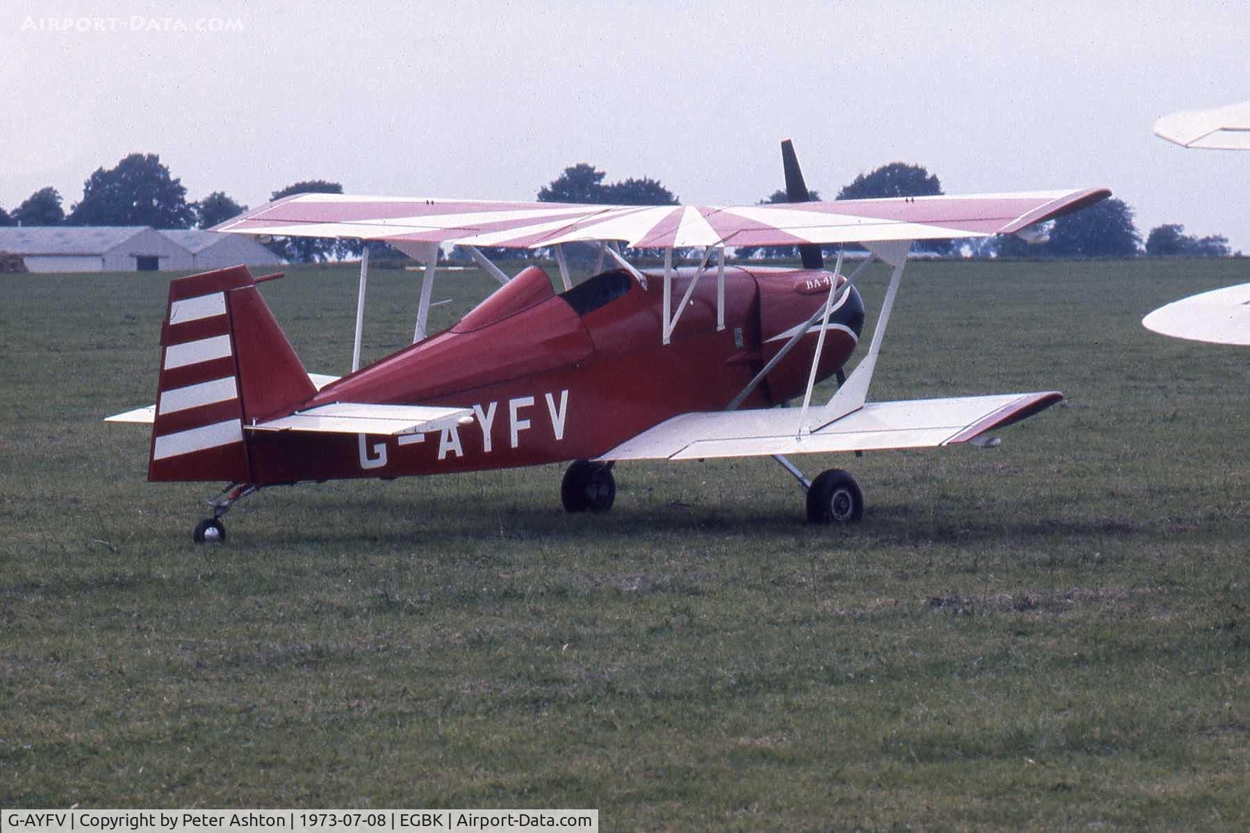 G-AYFV, 1972 Andreasson BA-4B C/N PFA 1359, PFA Rally 1973