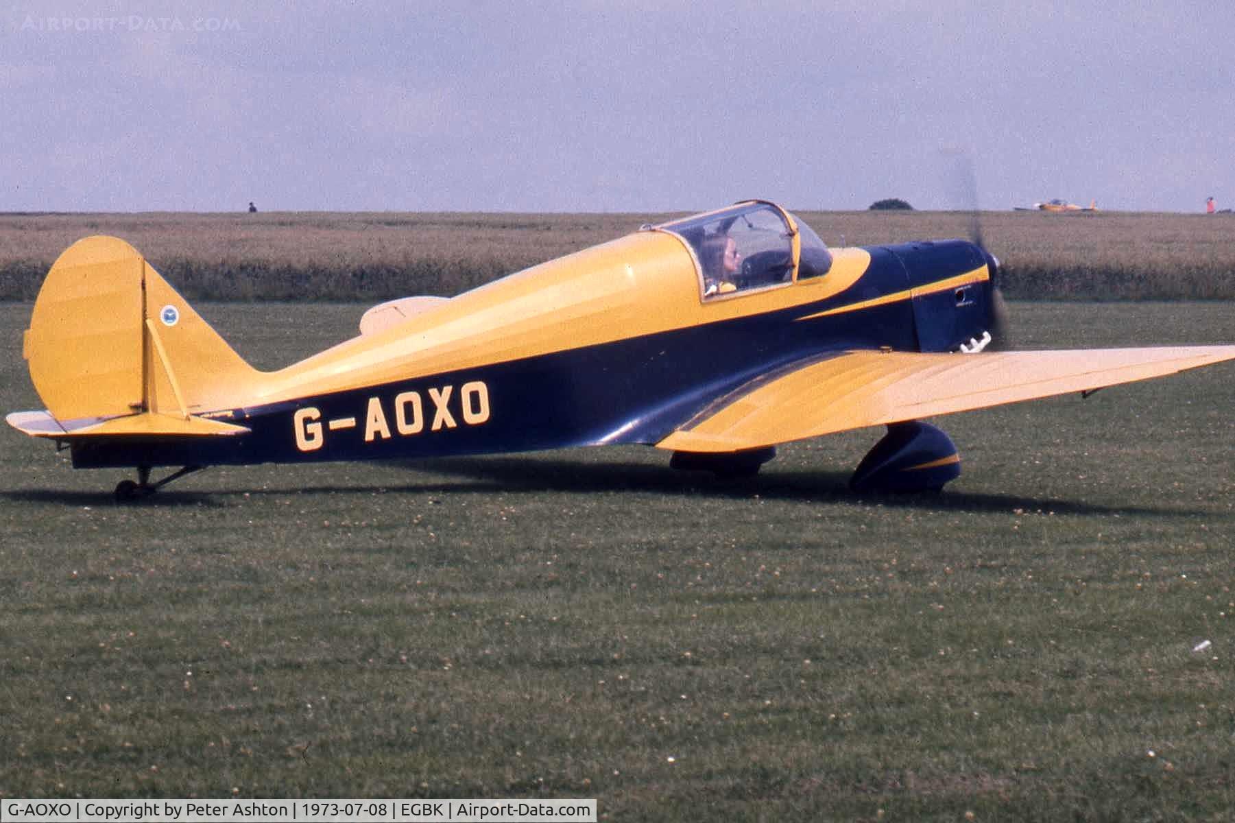 G-AOXO, Tipsy Belfair C/N 537, PFA Rally 1973