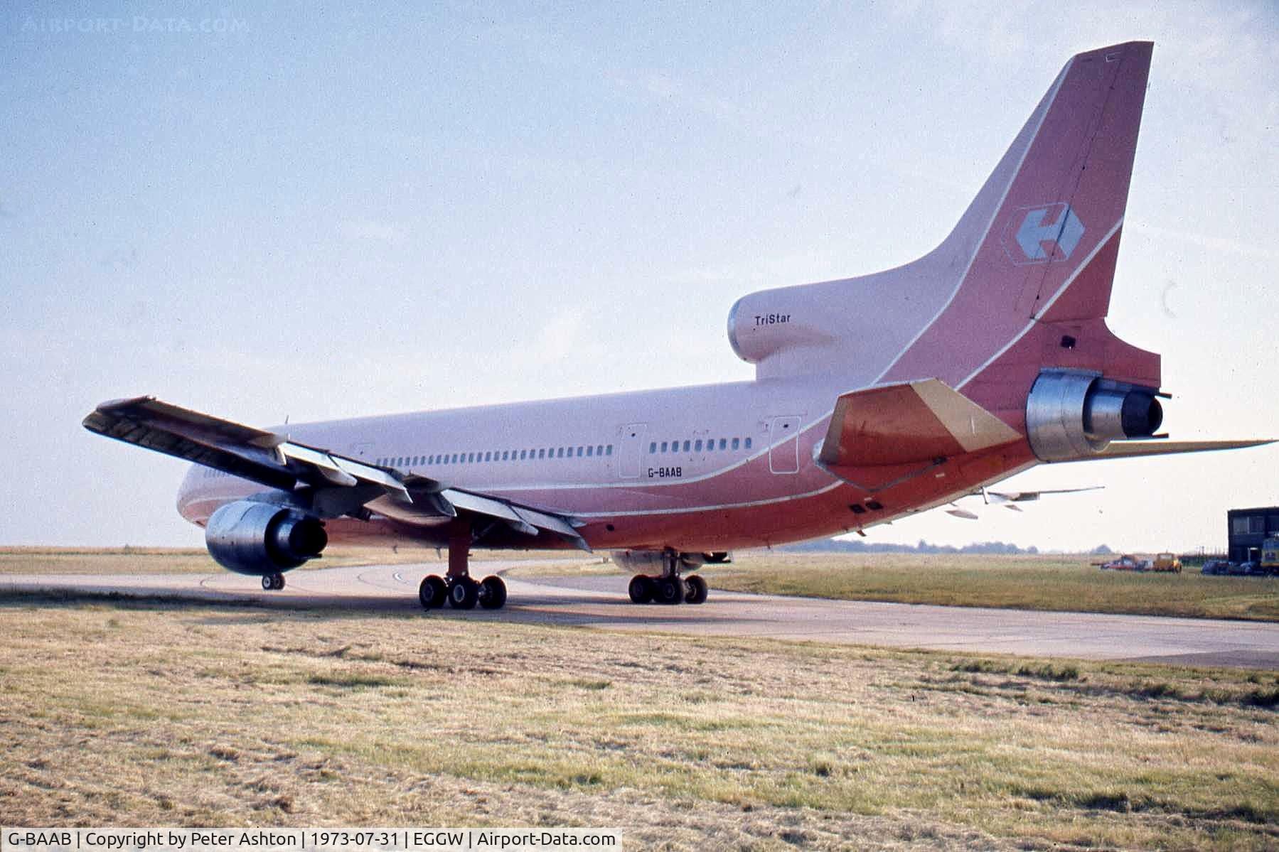 G-BAAB, 1972 Lockheed L-1011-385-1 TriStar 1 C/N 193E-1032, Court Line