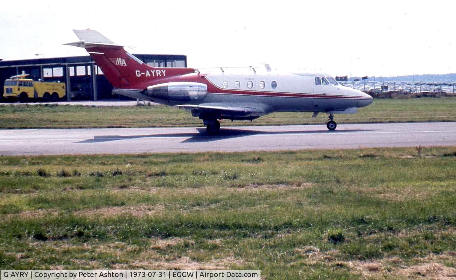 G-AYRY, 1966 Hawker Siddeley HS.125 Series 1B/522 C/N 25105, HS 125