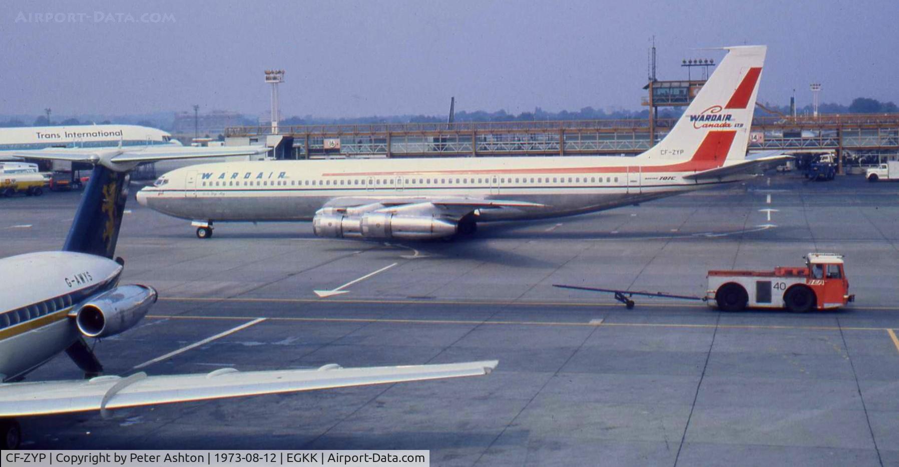 CF-ZYP, 1969 Boeing 707-396C C/N 20043, Wardair Boeing 707-396C-H