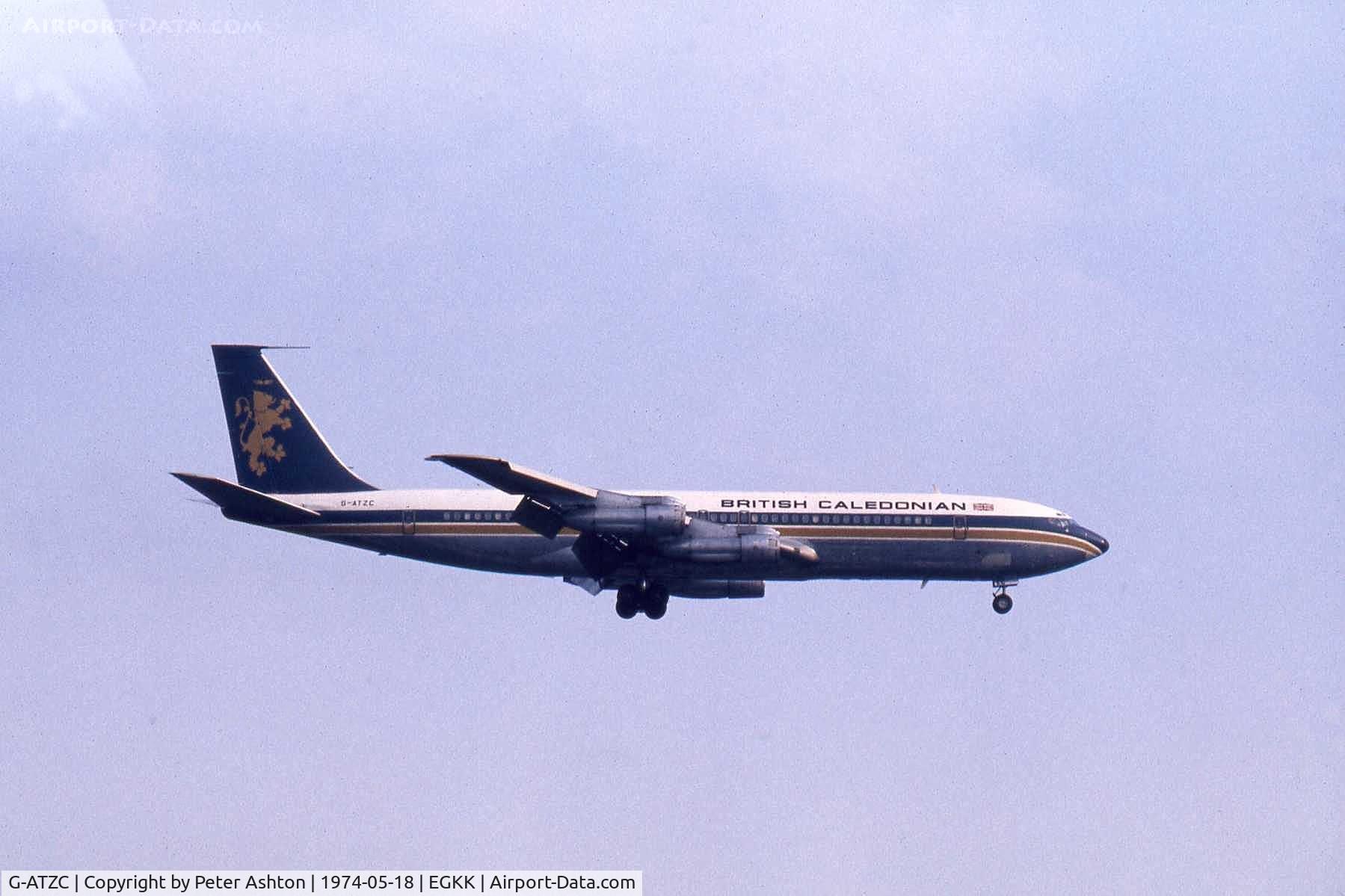 G-ATZC, 1967 Boeing 707-365C C/N 19416, British Caledonian