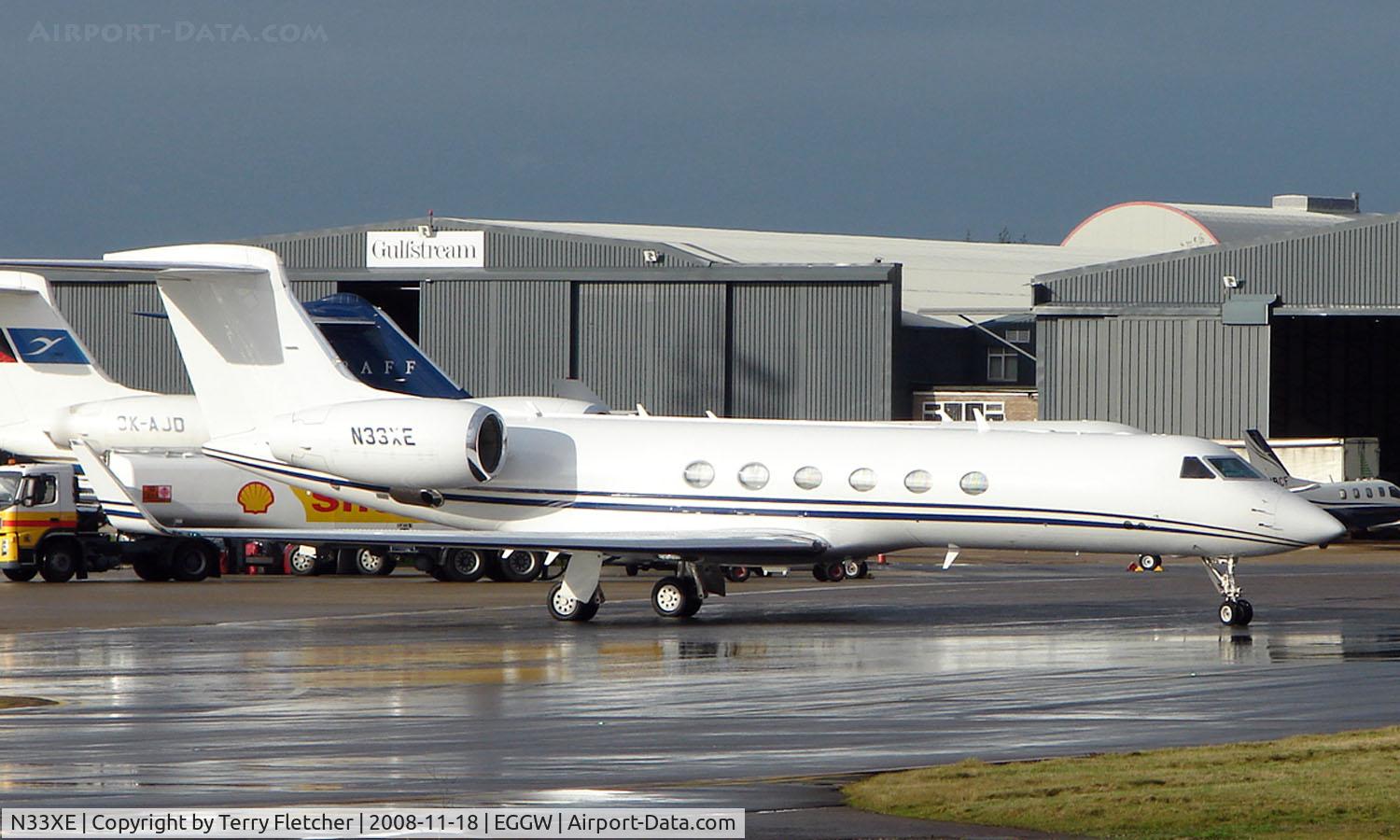 N33XE, 1996 Gulfstream Aerospace G-V Gulfstream V C/N 506, Newly Registered Gulfstream V at Luton