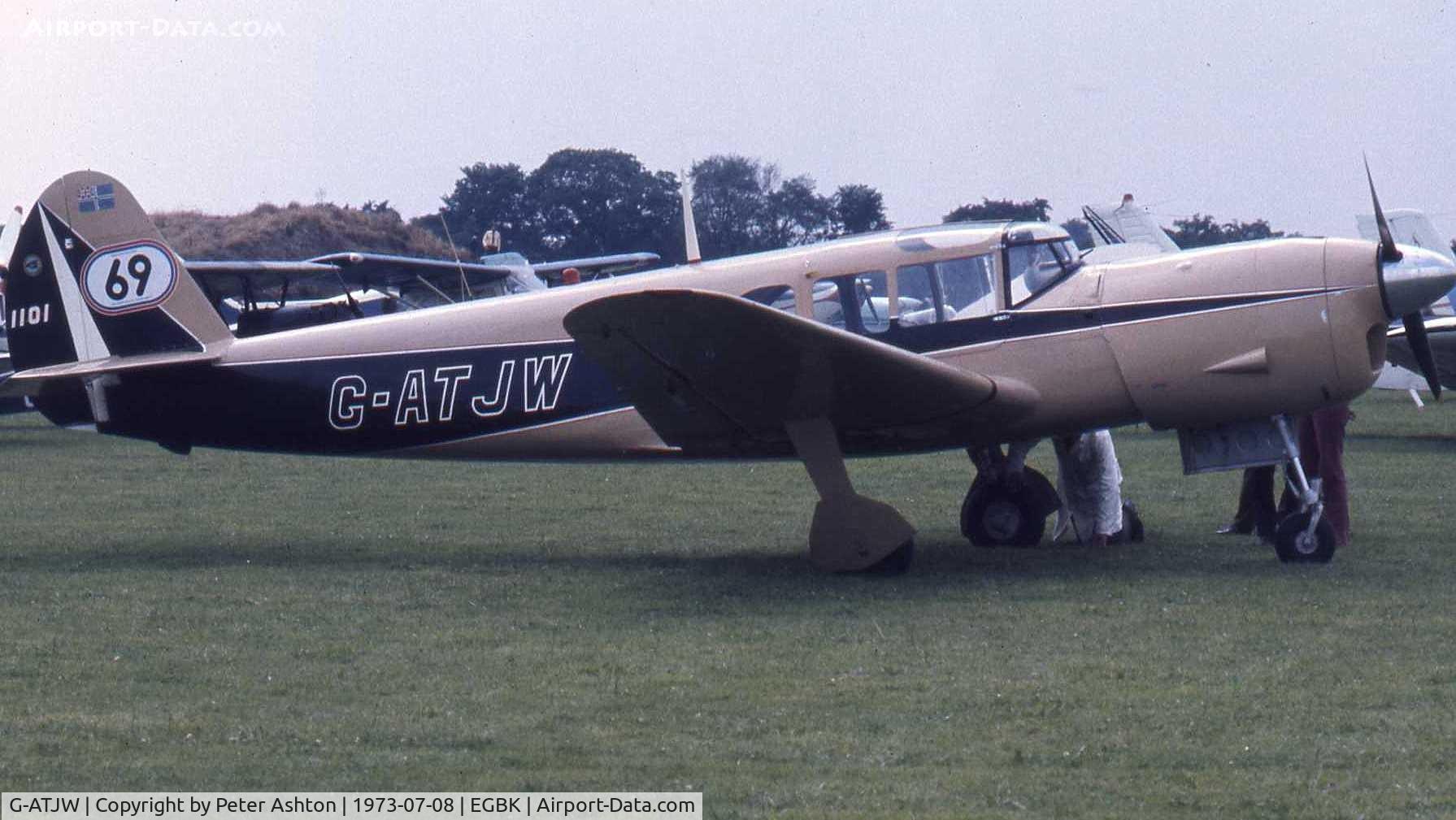 G-ATJW, 1946 Nord 1101 Noralpha C/N 167, PFA Rally 1973