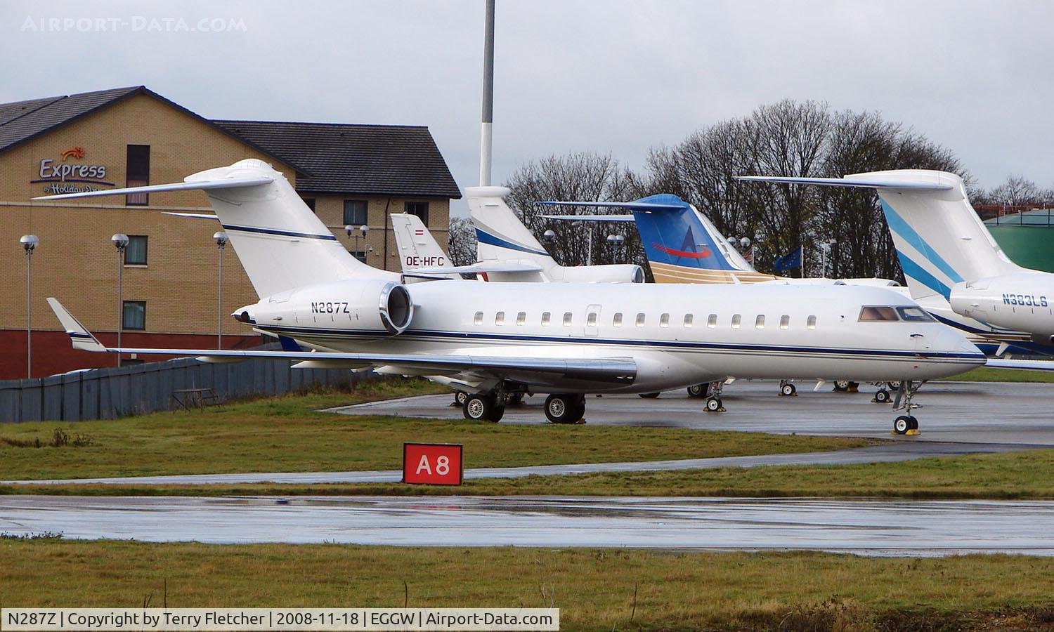 N287Z, 2000 Bombardier BD-700-1A10 Global Express C/N 9024, Global Express at Luton