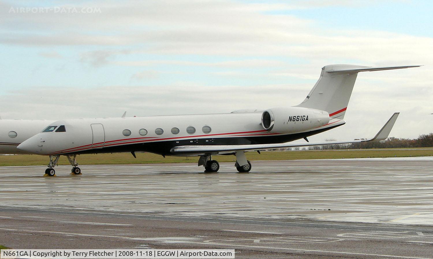 N661GA, 1998 Gulfstream Aerospace G-V C/N 561, Gulfstream G1159D at Luton