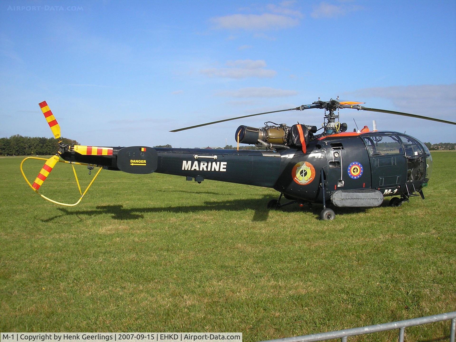 M-1, 1981 Sud Aviation SA-316B Alouette III C/N 1812, Heldair - Maritime Airshow, Den Helder - De Kooy Airport , Sep 2007