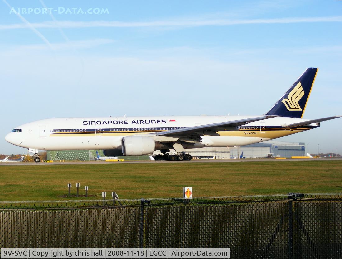 9V-SVC, 2001 Boeing 777-212/ER C/N 28526, Singapore Airlines