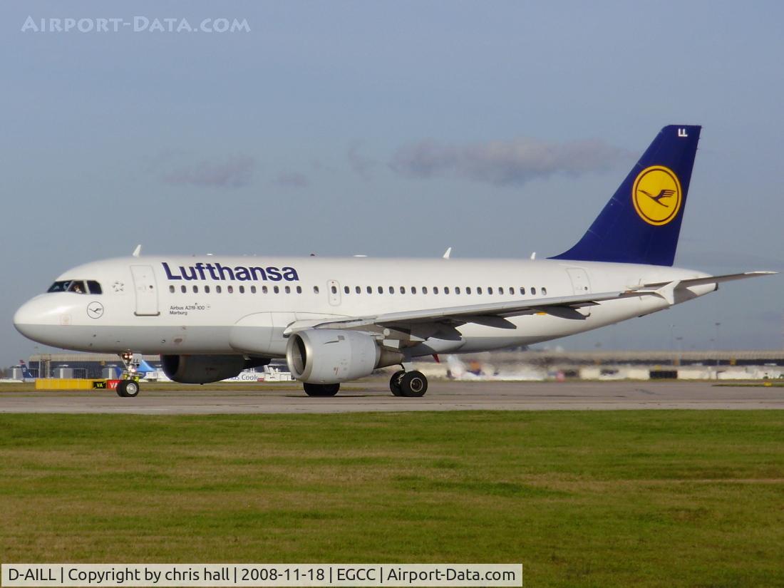 D-AILL, 1997 Airbus A319-114 C/N 689, Lufthansa