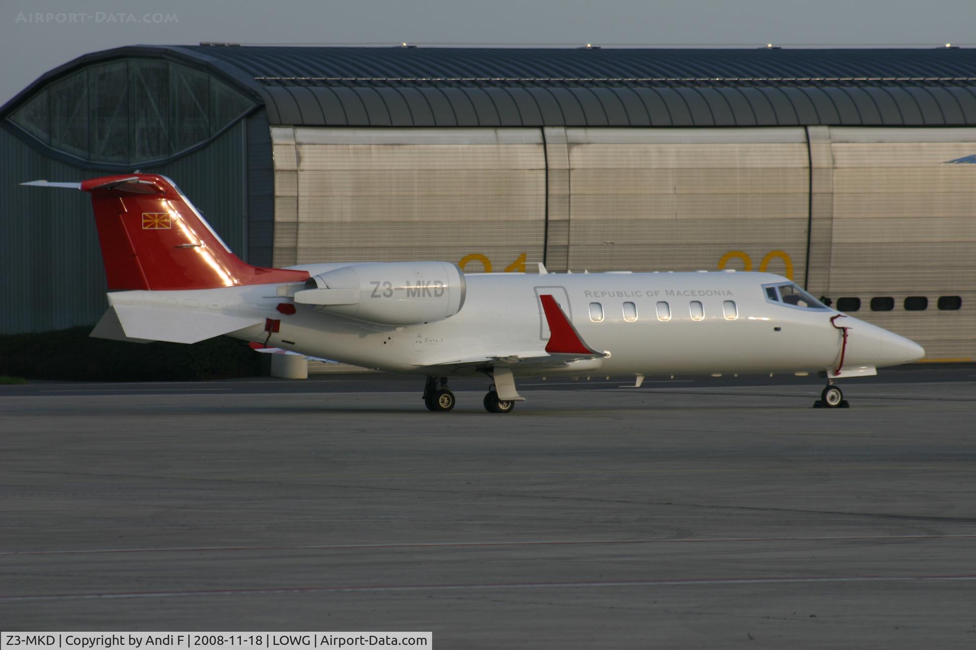 Z3-MKD, Learjet 60 C/N 60-279, Learjet 60