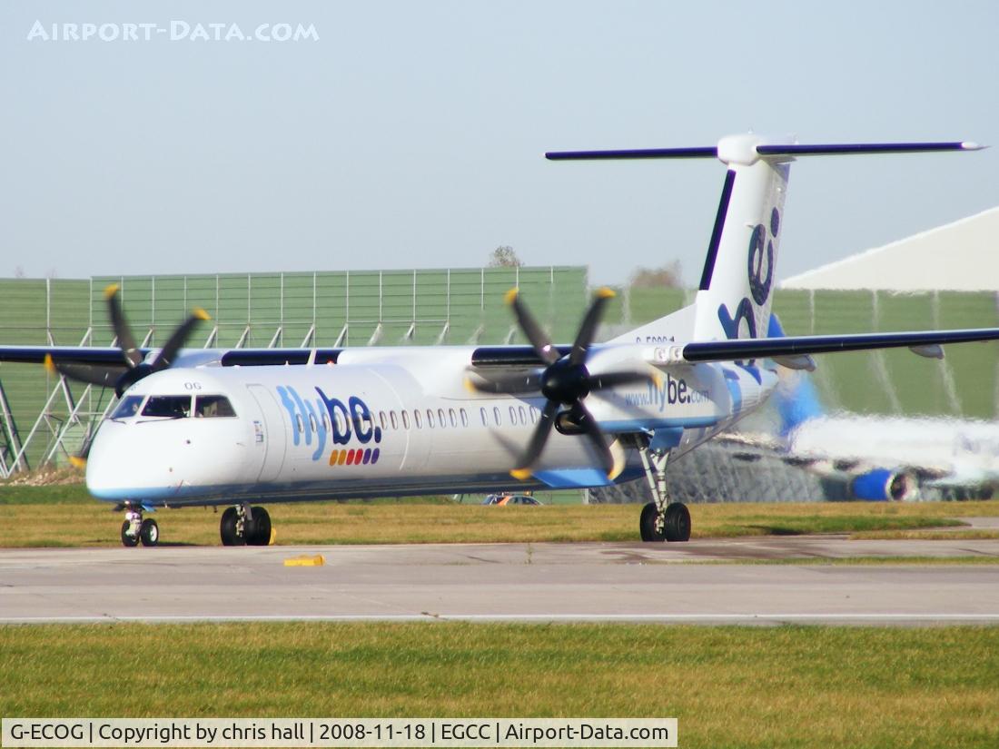 G-ECOG, 2008 De Havilland Canada DHC-8-402Q Dash 8 C/N 4220, Brand new Dash-8 for flybe, registered 17/10/2008 