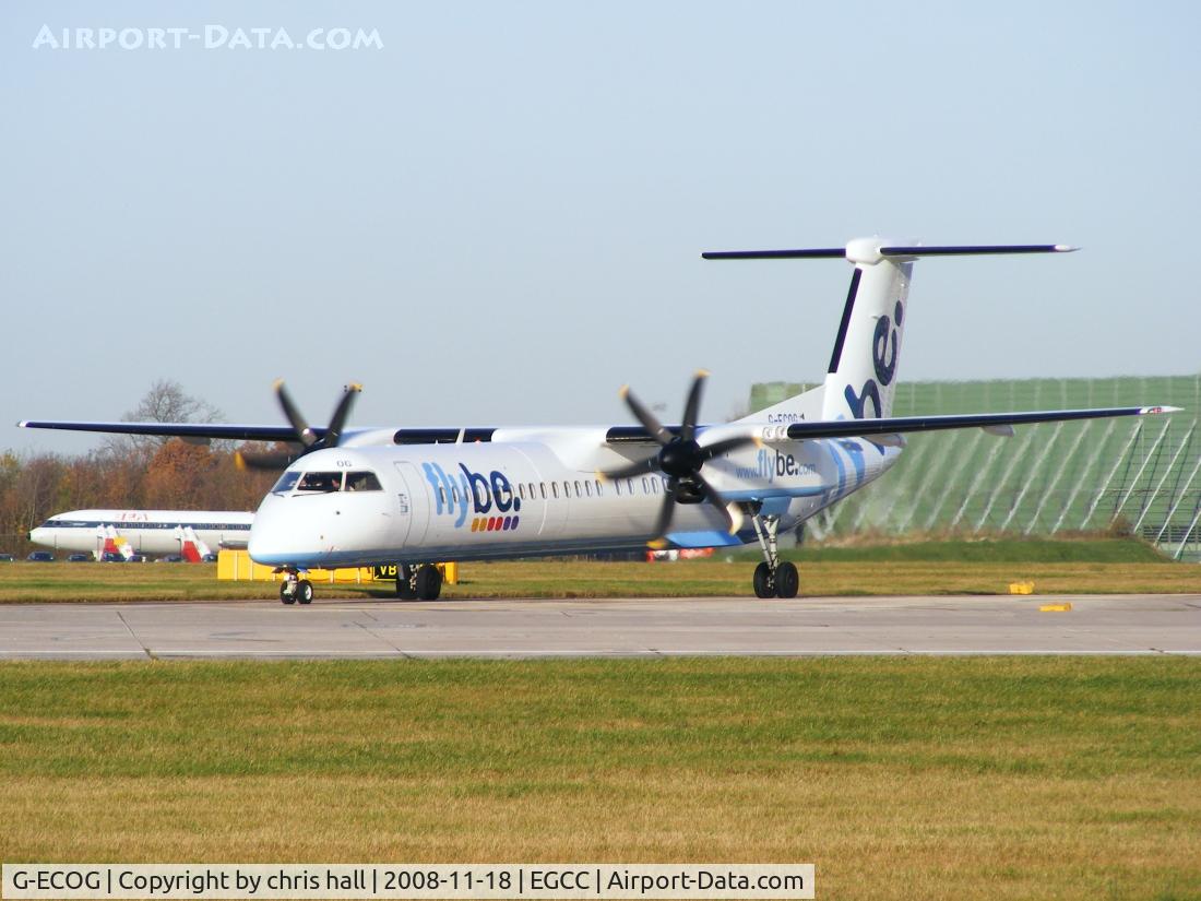 G-ECOG, 2008 De Havilland Canada DHC-8-402Q Dash 8 C/N 4220, Brand new Dash-8 for flybe, registered 17/10/2008 