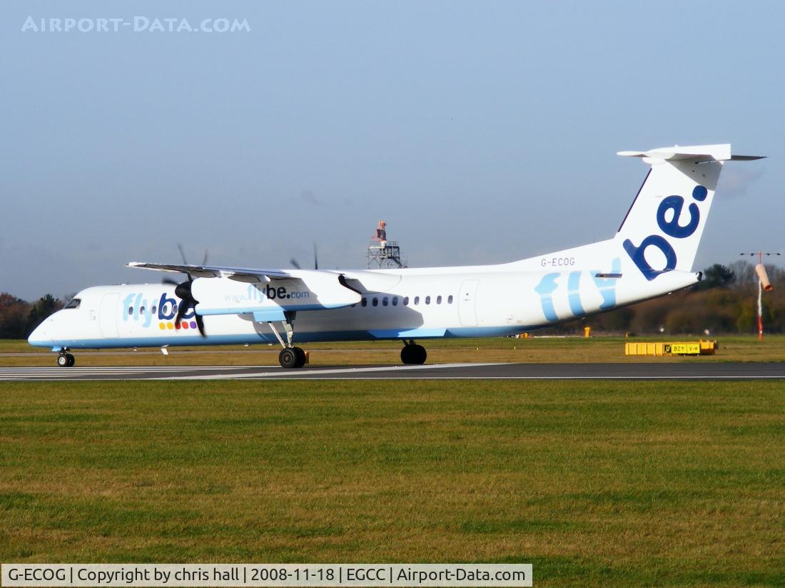 G-ECOG, 2008 De Havilland Canada DHC-8-402Q Dash 8 C/N 4220, Brand new Dash-8 for flybe, registered 17/10/2008 