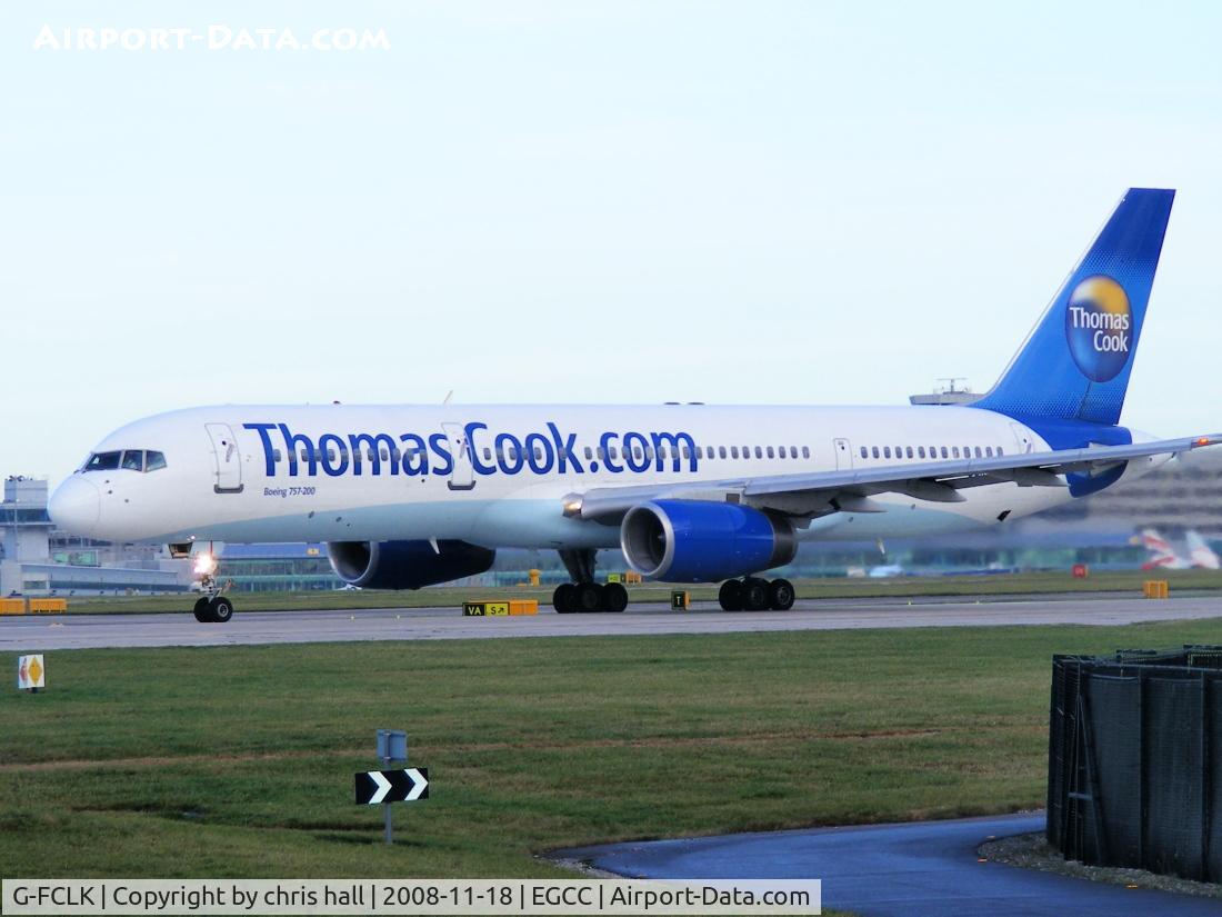 G-FCLK, 1993 Boeing 757-2Y0 C/N 26161, Thomas Cook