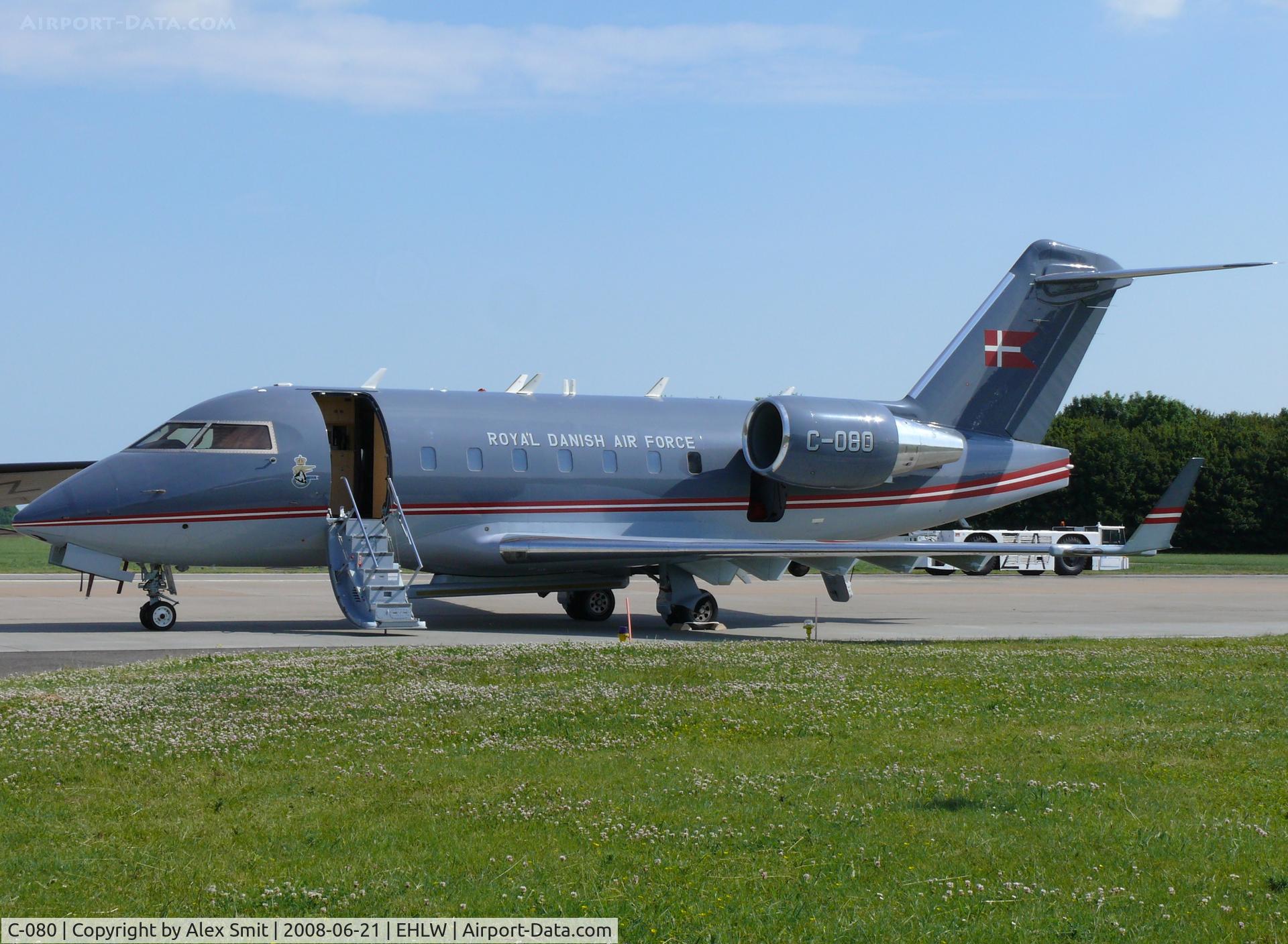 C-080, 1998 Bombardier Challenger 604 (CL-600-2B16) C/N 5380, Canadair Challenger 604 C-080 Danish Air Force