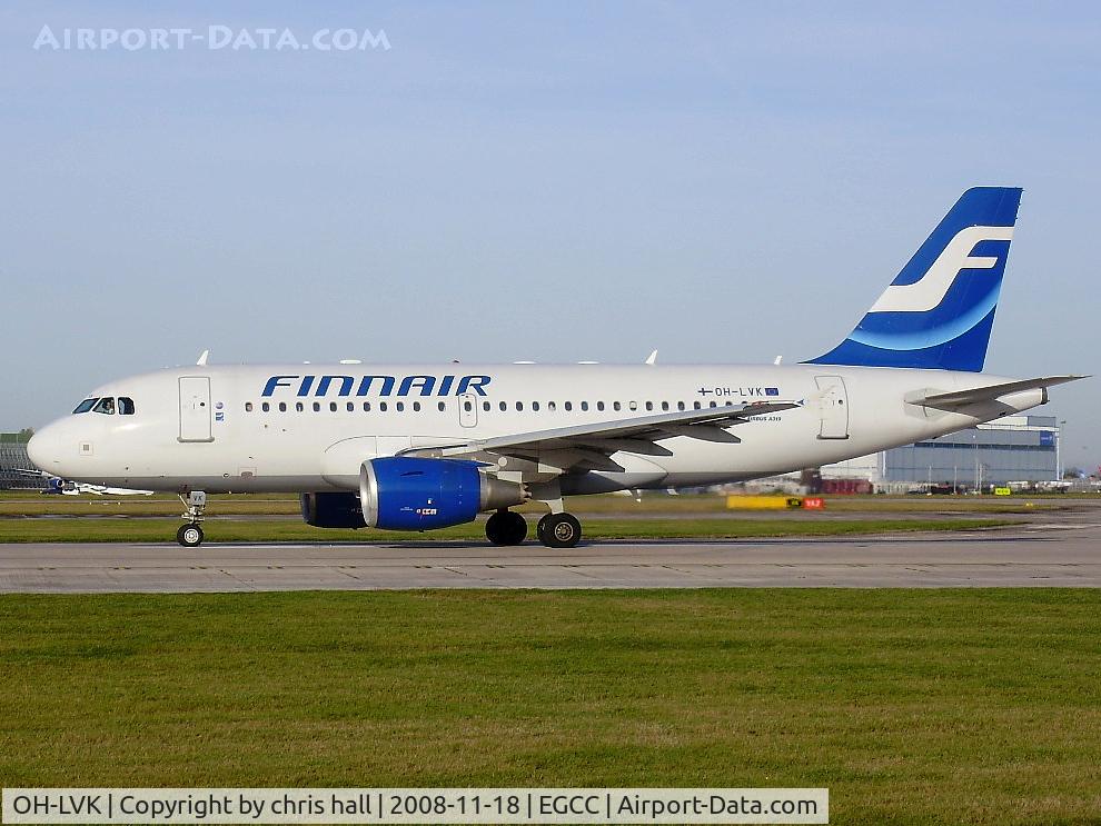 OH-LVK, 2004 Airbus A319-112 C/N 2124, Finnair