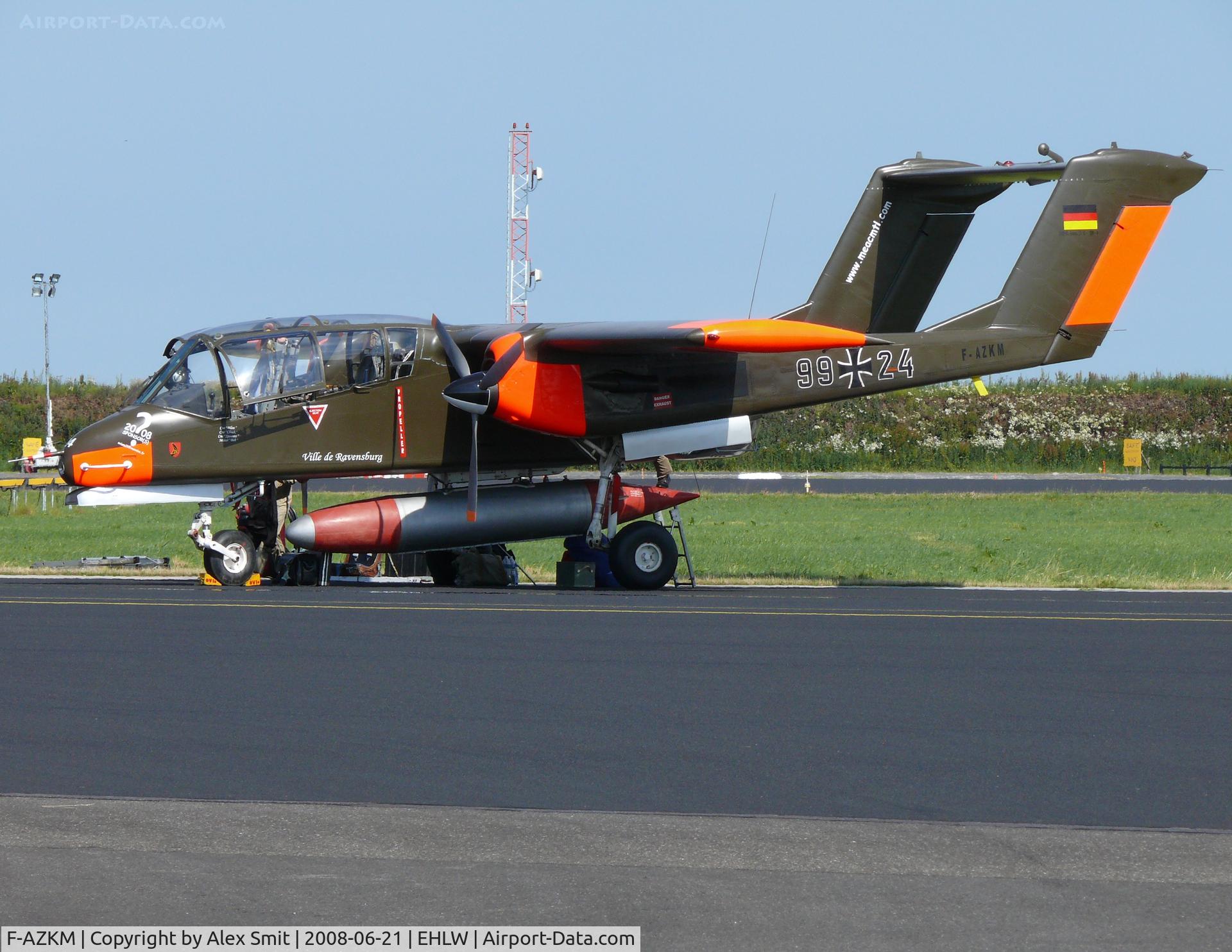 F-AZKM, 1971 North American OV-10B Bronco C/N 338-9 (305-65), Rockwell OV-10B Bronco F-AZKM painted as German Air Force 99#24