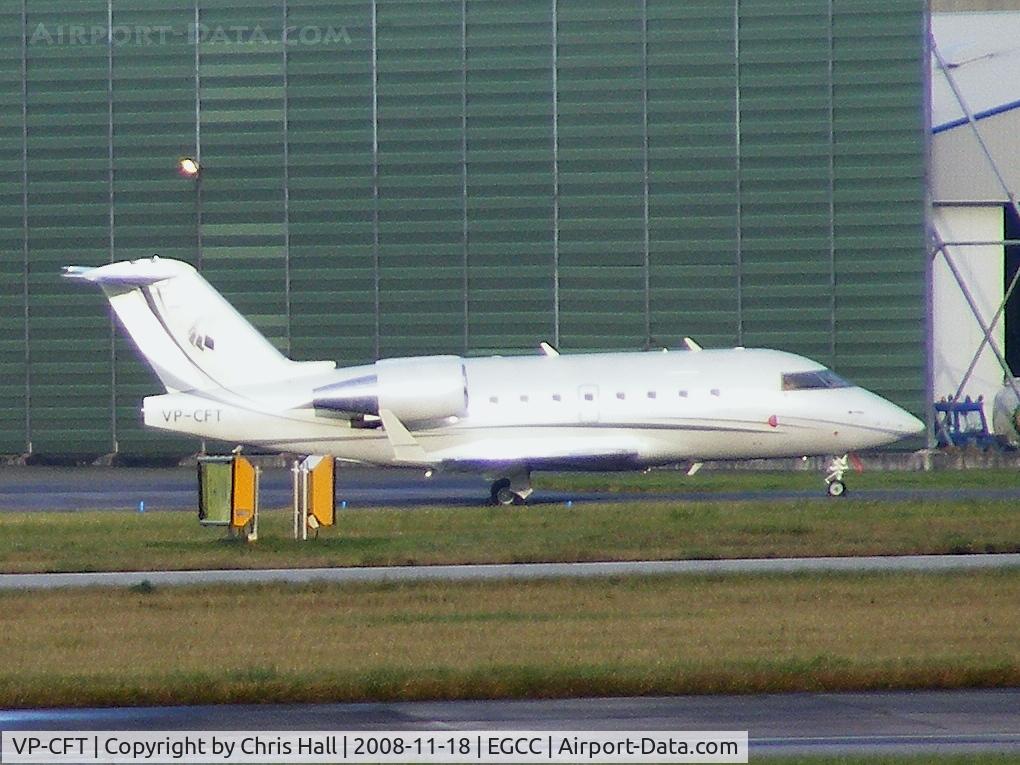 VP-CFT, 1990 Canadair Challenger 601-3A (CL-600-2B16) C/N 5067, Registered in the Cayman Islands but based at Manchester.