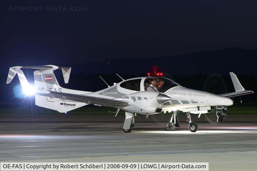 OE-FAS, Diamond DA-42MPP Twin Star C/N 42.234, Flight to LOWG