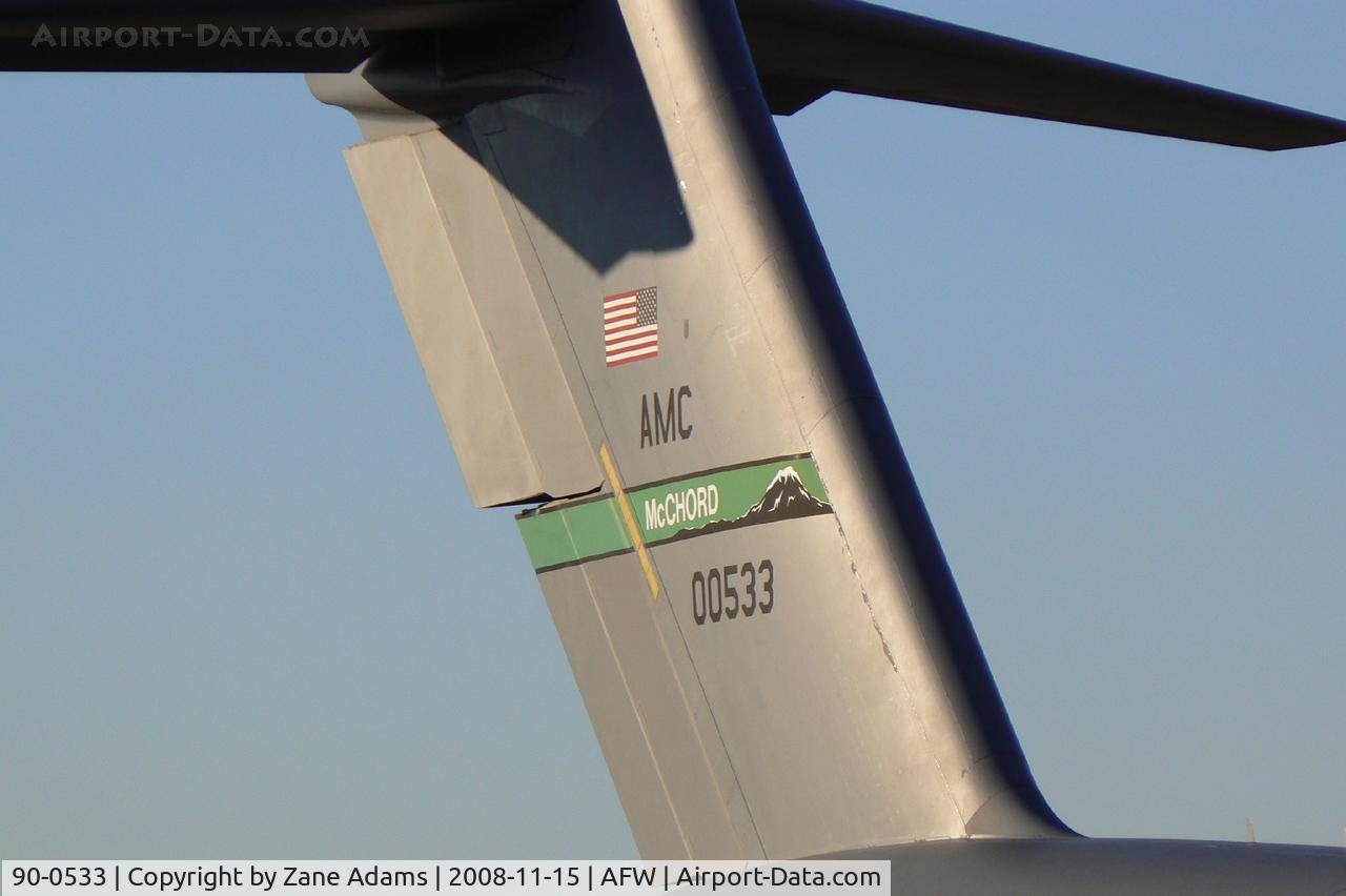 90-0533, 2000 McDonnell Douglas C-17A Globemaster III C/N P-8, At Alliance - Fort Worth - USAF C-17A
