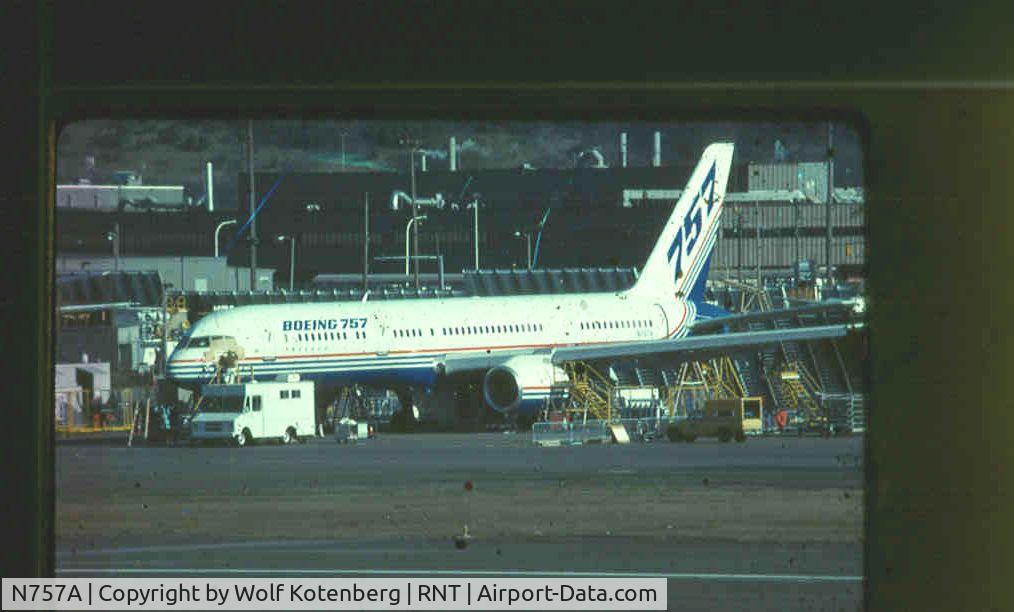 N757A, 1982 Boeing 757-200 C/N 22212, day of first flight in Renton