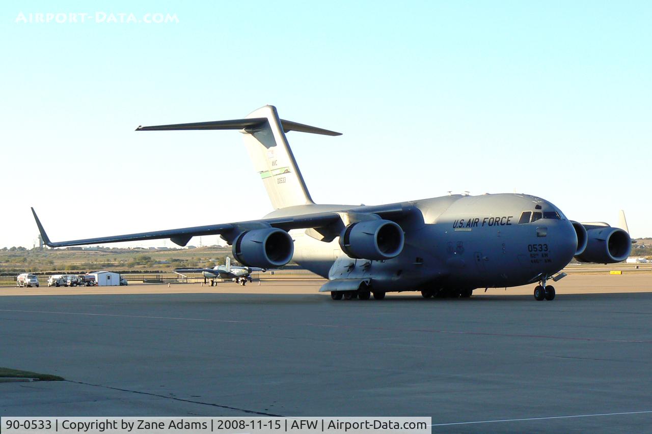 90-0533, 2000 McDonnell Douglas C-17A Globemaster III C/N P-8, At Alliance - Fort Worth - USAF C-17A