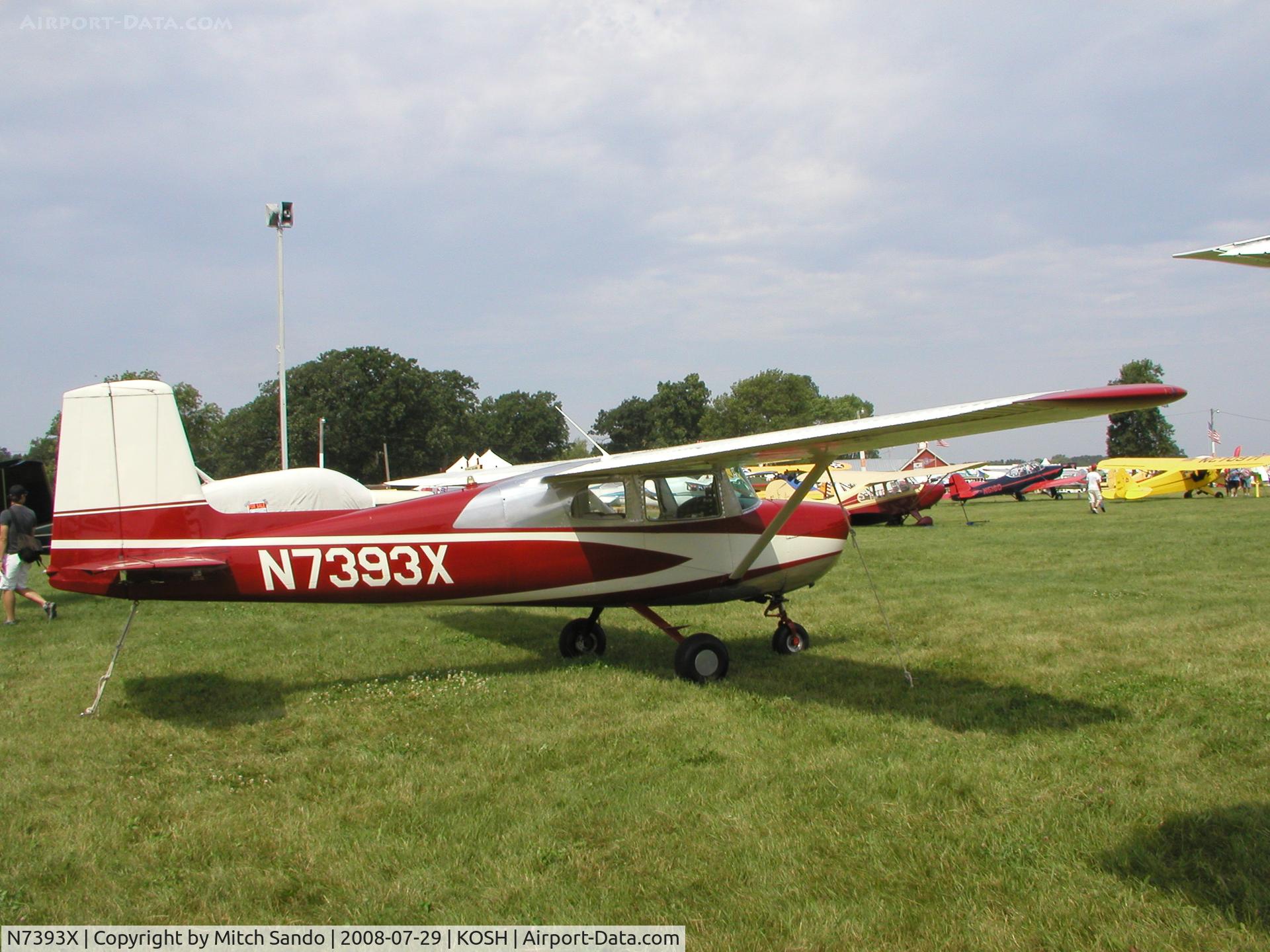 N7393X, 1962 Cessna 150B C/N 15059493, EAA AirVenture 2008.